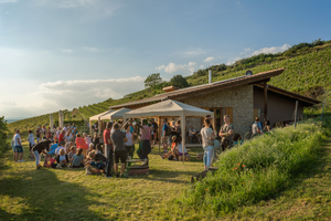 Event mit Menschen im Paradies