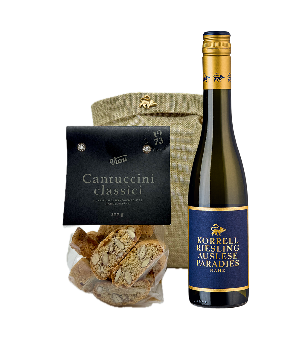 Korrell Auslese mit Cantuccini